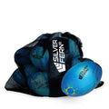 10 Ball Pack Silver Fern Astro Trainer Rugby Ball, Blue, Size 3, white background image