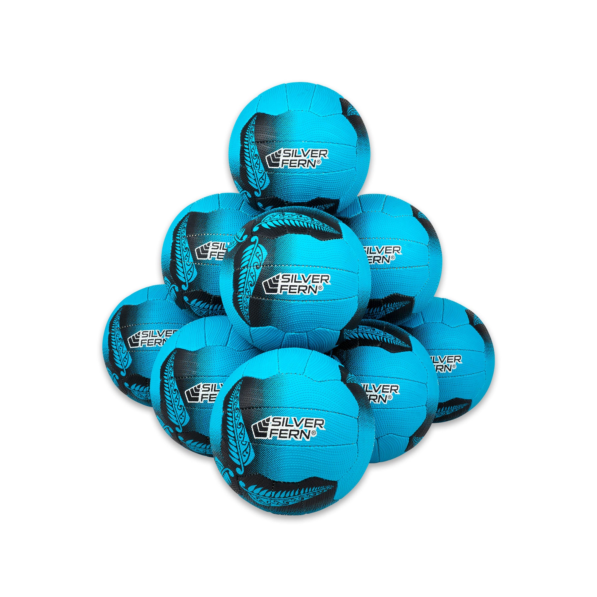 10 Ball Pack Tui Premium Trainer Blue/Black Size 4