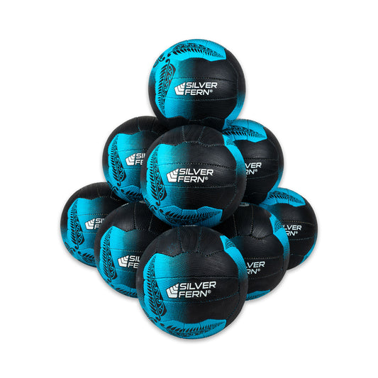 10 Ball Pack Falcon Premium Trainer Black/Blue Size 5