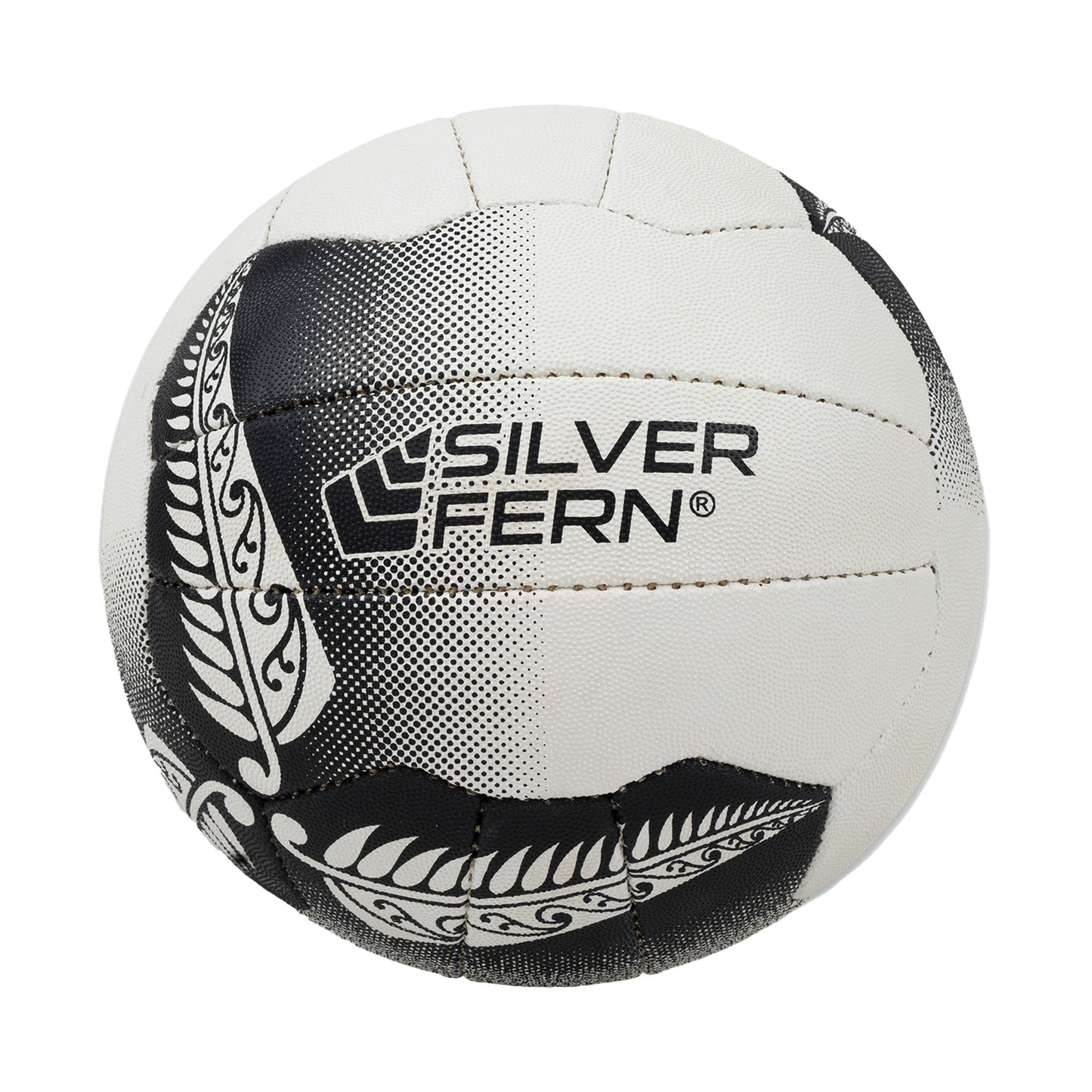 Silver Fern Albatross Size 5 Match Indoor Netball White and Black