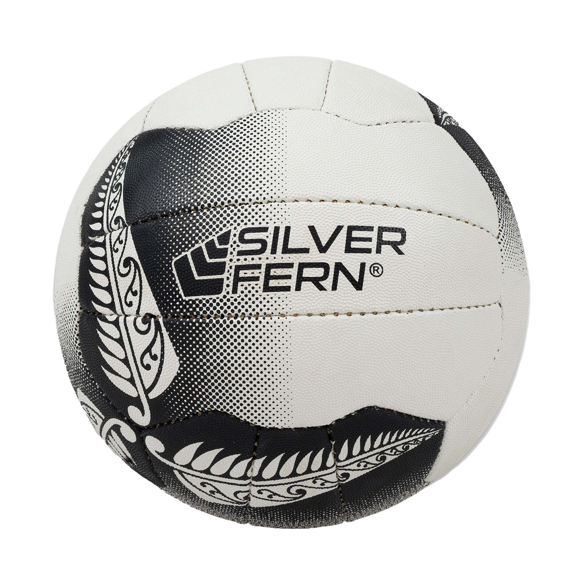 Silver Fern Albatross Size 5 Match Indoor Netball White and Black
