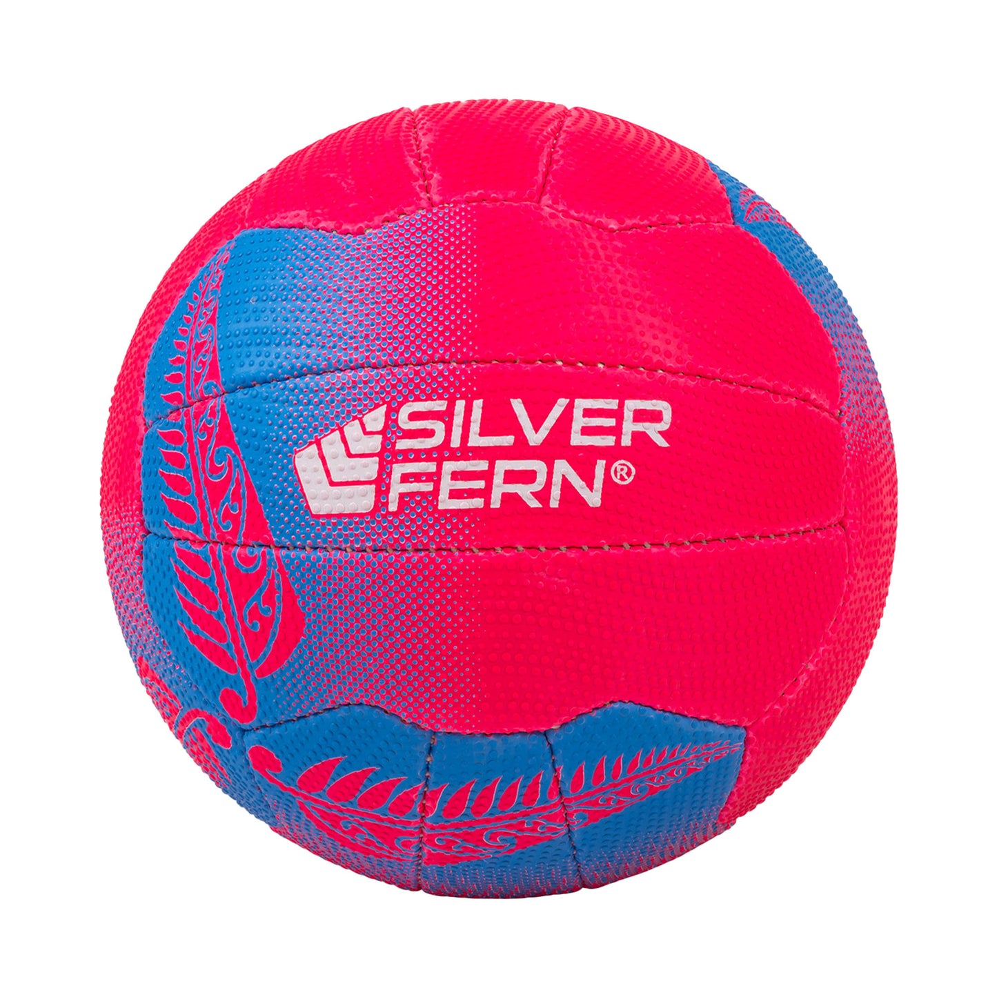 Silver Fern Falcon Netball Size 5 Pink and Blue