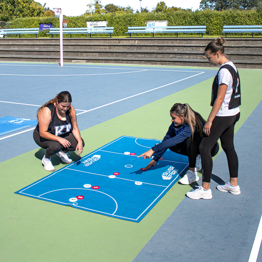Silver Fern Netball Coaching Mat