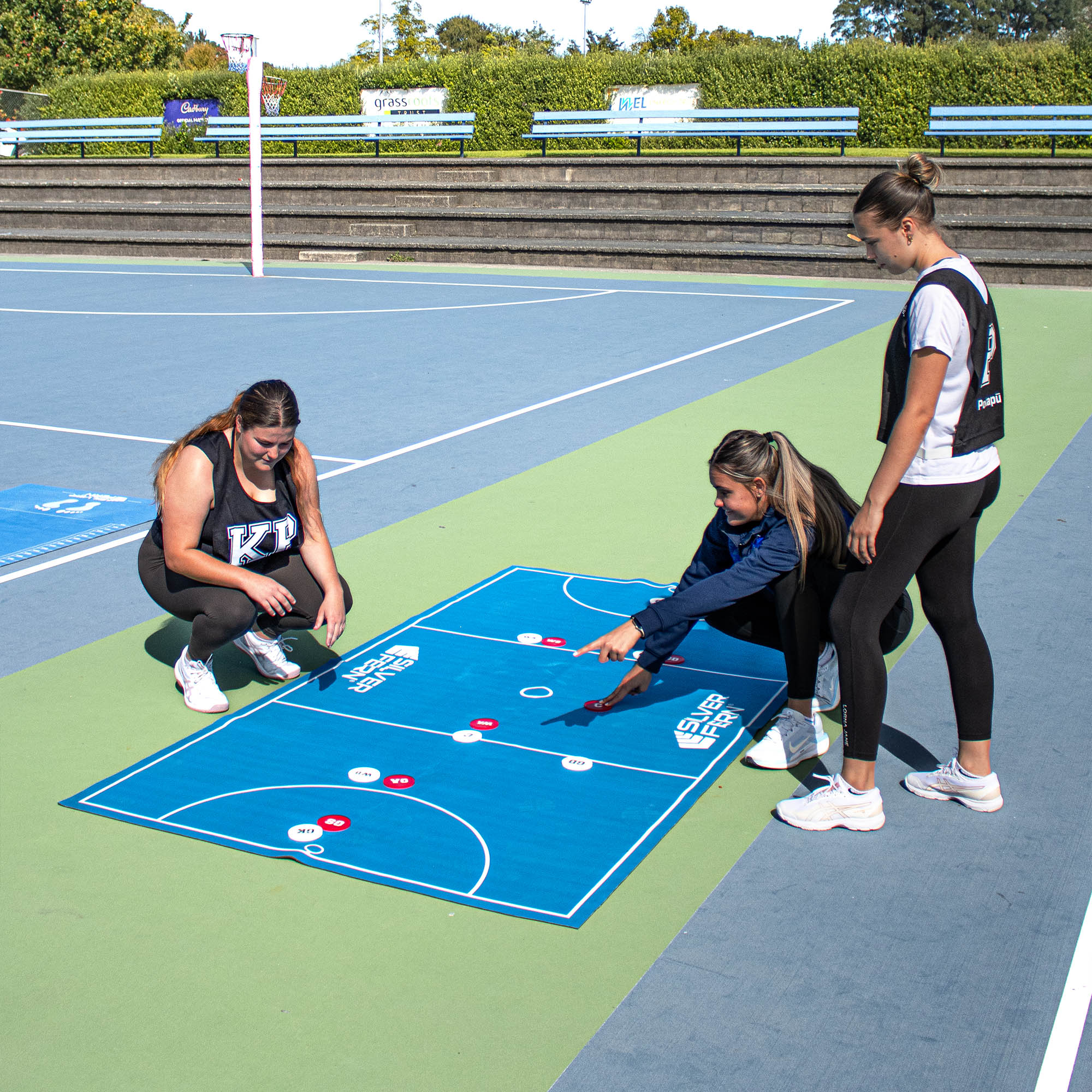 Silver Fern Netball Coaching Mat