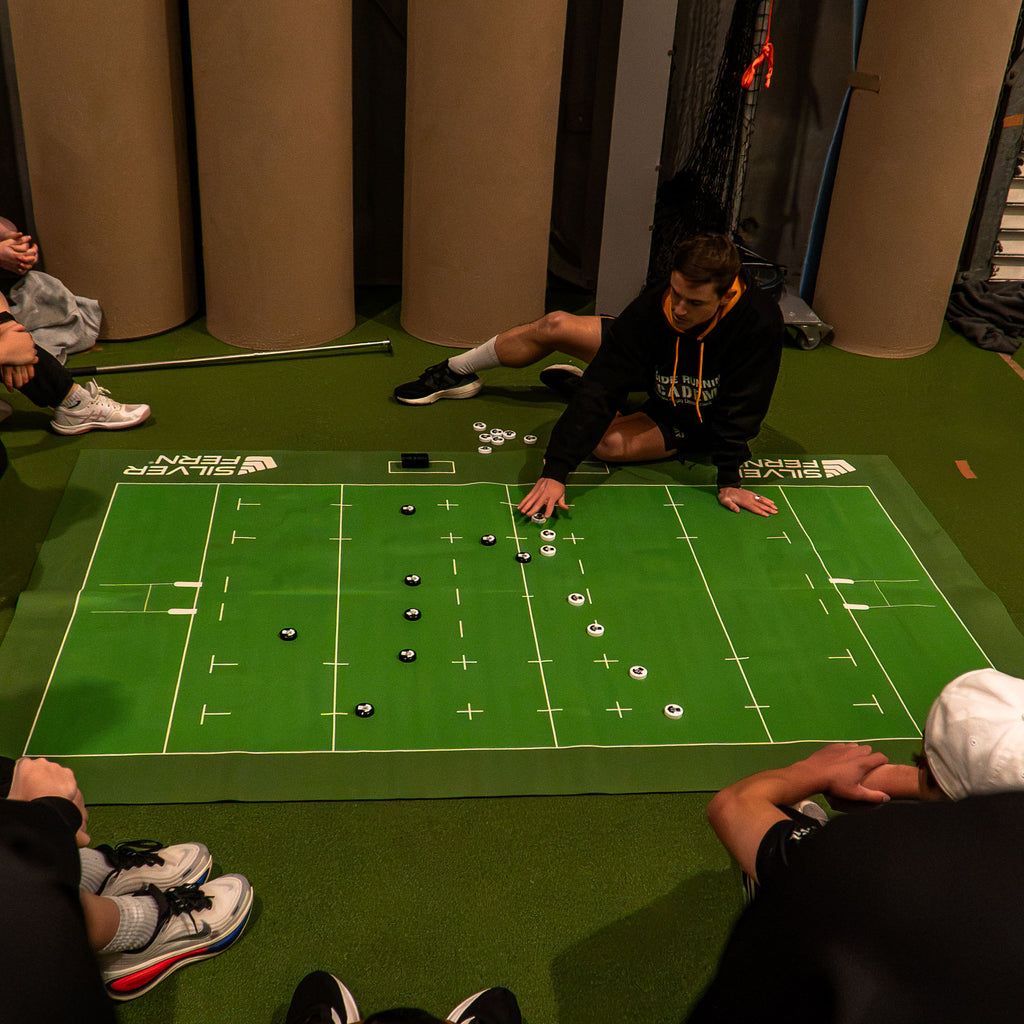 Silver Fern Rugby Union Coaching Mat, lifestyle shot