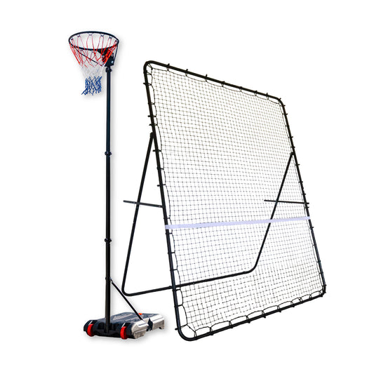 Ultimate Pack - Netball Stand + Rebounder Net