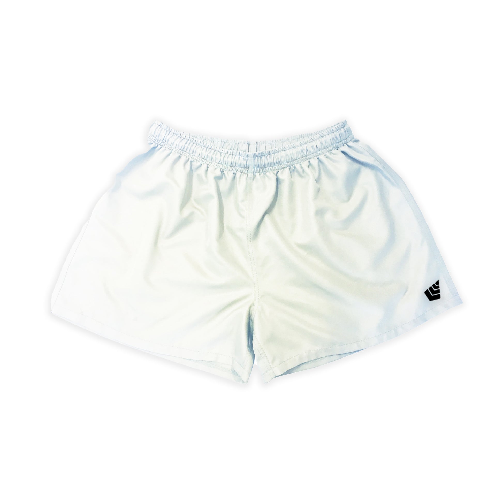 Silver Fern White Boys Rugby Shorts